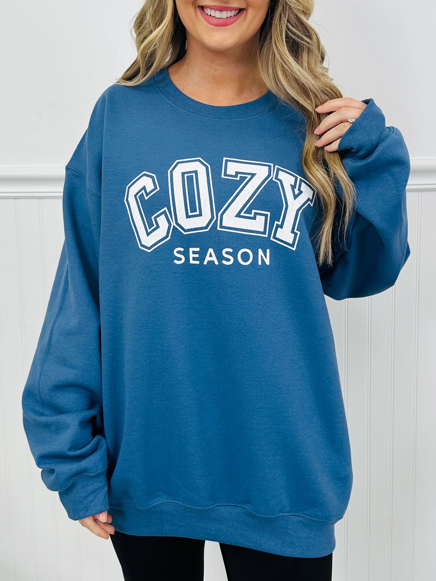 Cozy Season Graphic Crewneck Sweatshirt