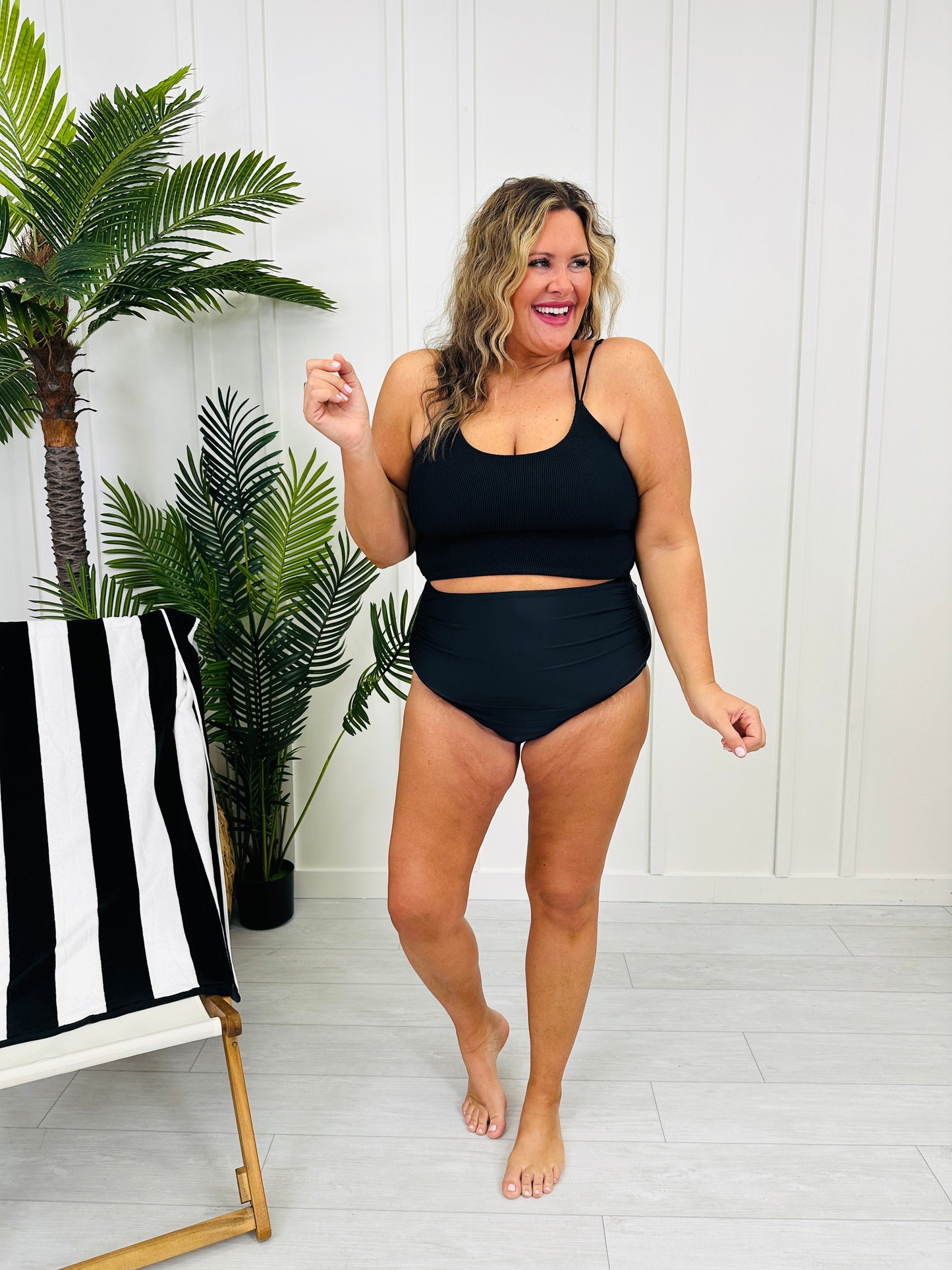 The Morgan Swim Top In Black