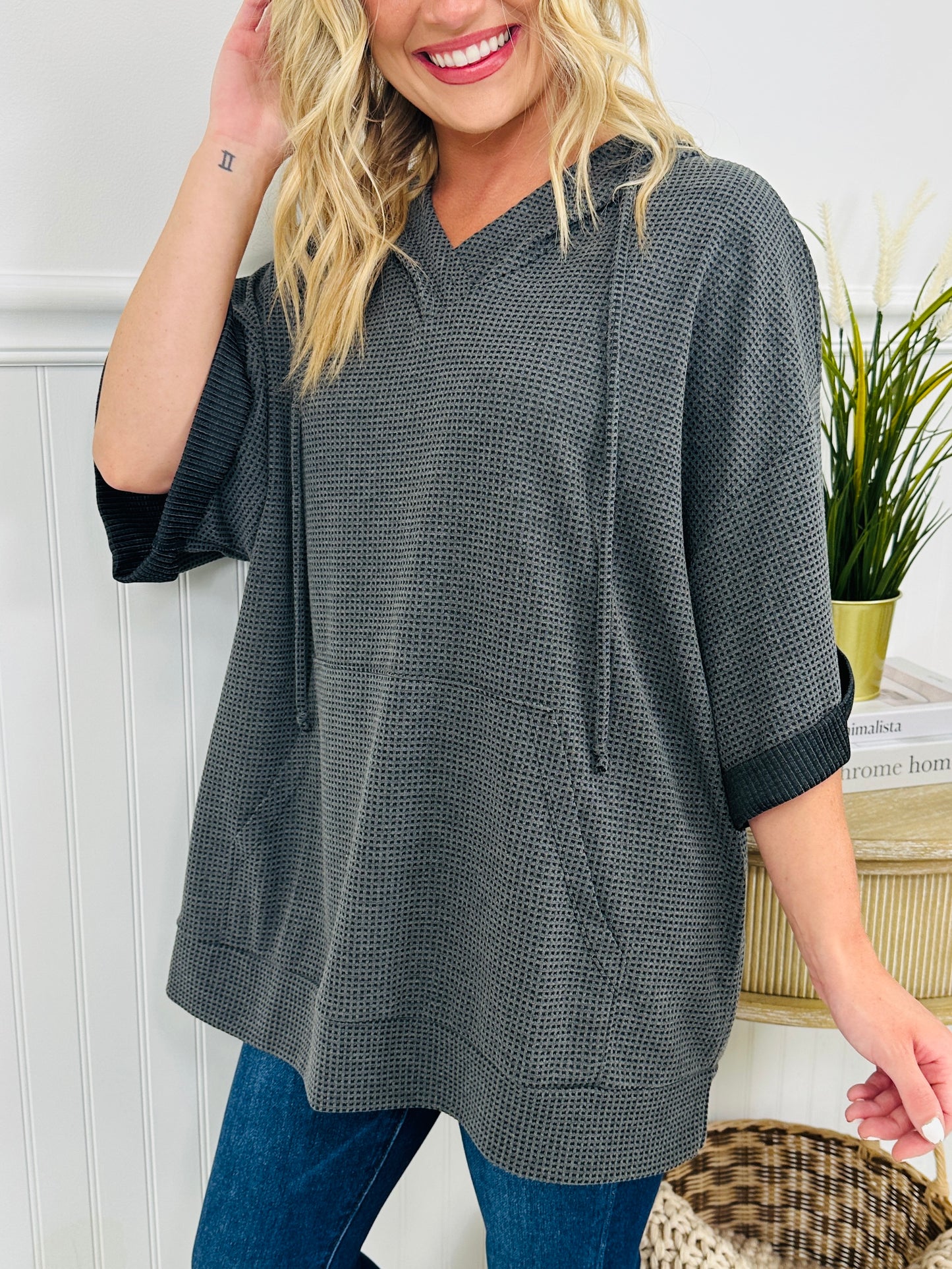 Hello Fall Hooded Top- Multiple Colors!