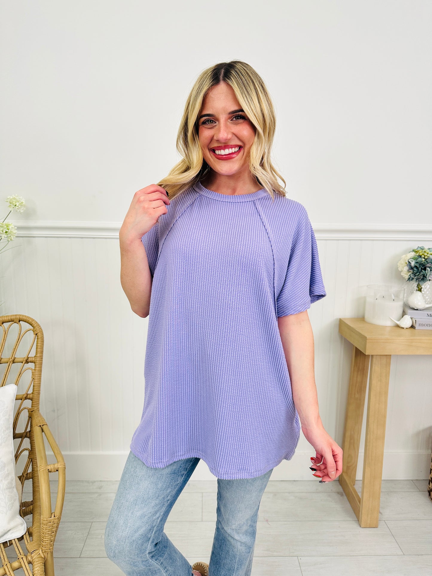 Pop of Color Top in Multiple Colors