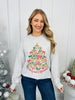 Merry And Caffeinated Graphic Crewneck Sweatshirt