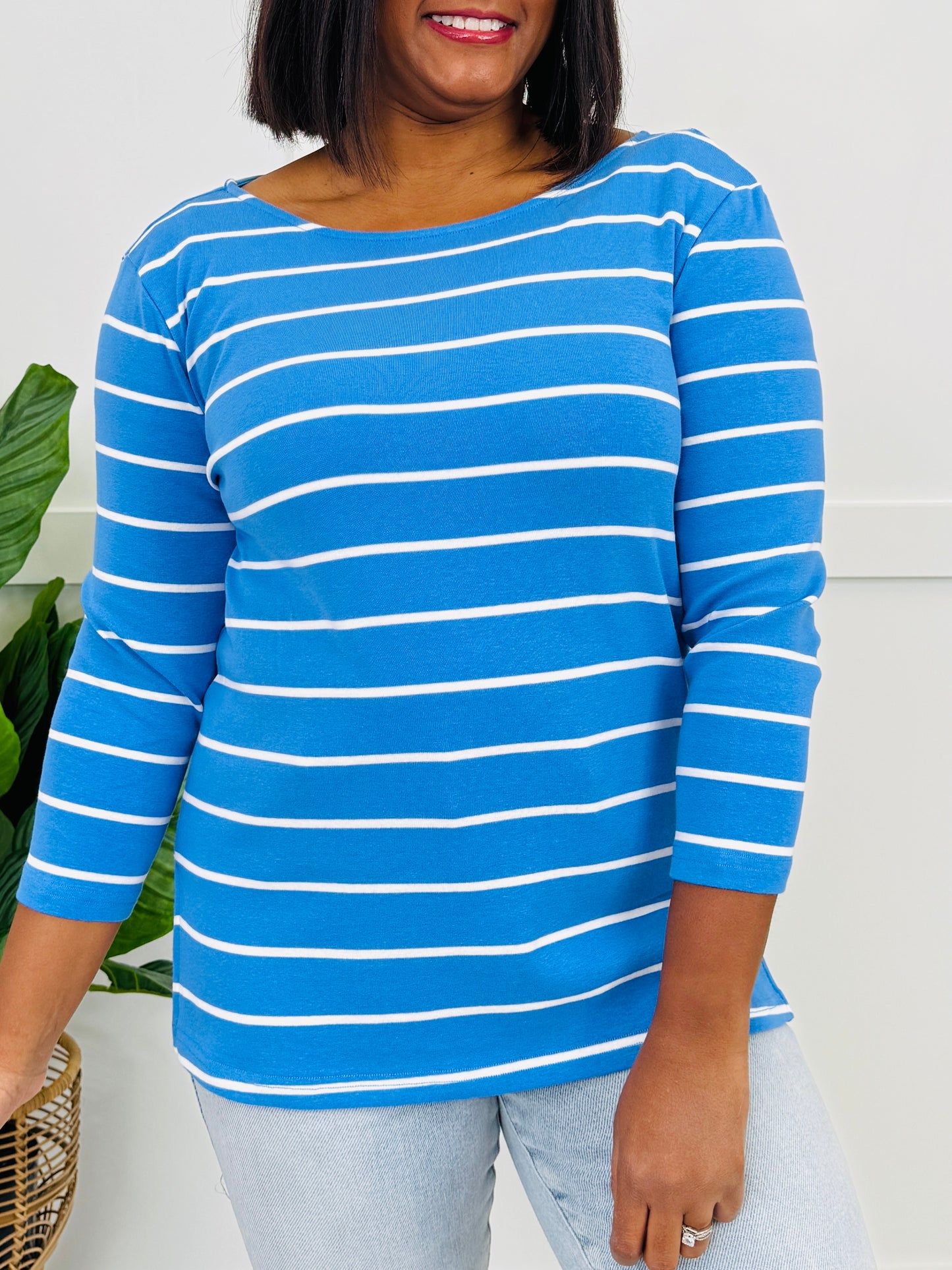 Fading Memories Top In Blue