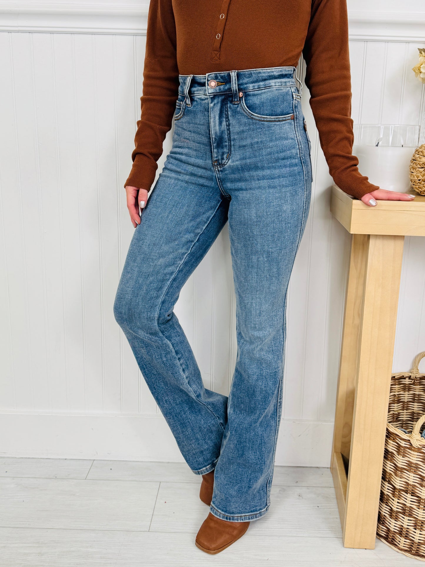 Judy Blue Tried & True Tummy Control Bootcut Jeans In Multiple Inseams