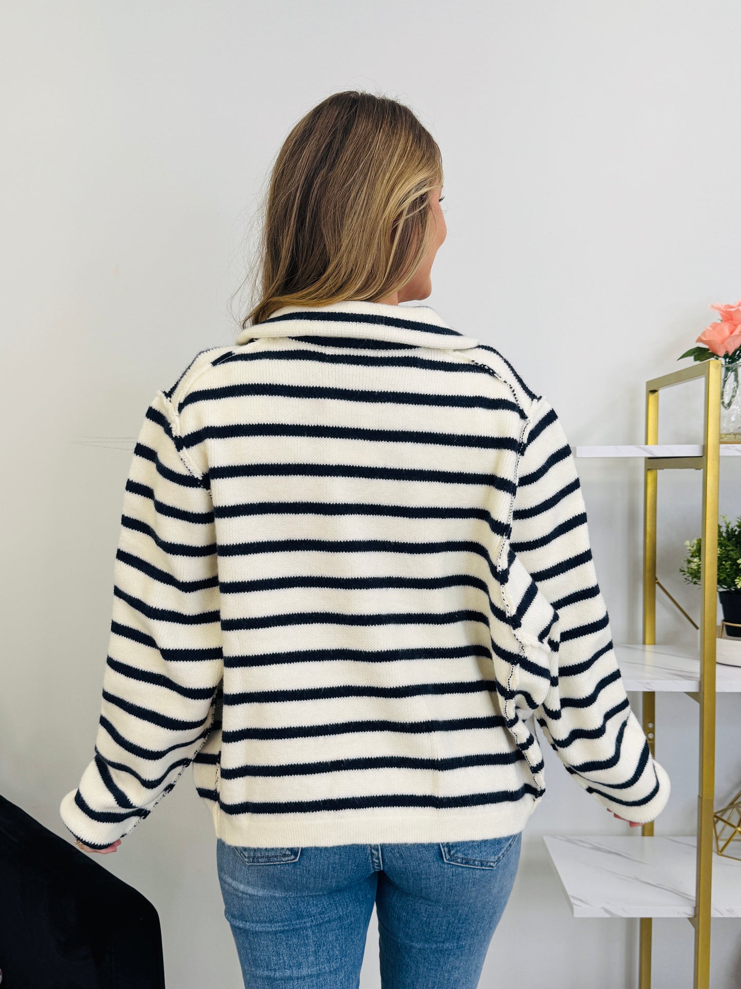 Stripes After Dark Sweater