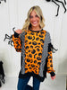 All Things Spooky Top In Pumpkin Print