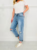 Judy Blue Spring Fling Boyfriend Jeans