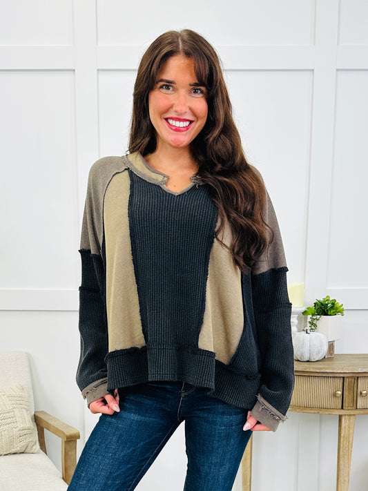 Kept You Close Pullover in Black Multi