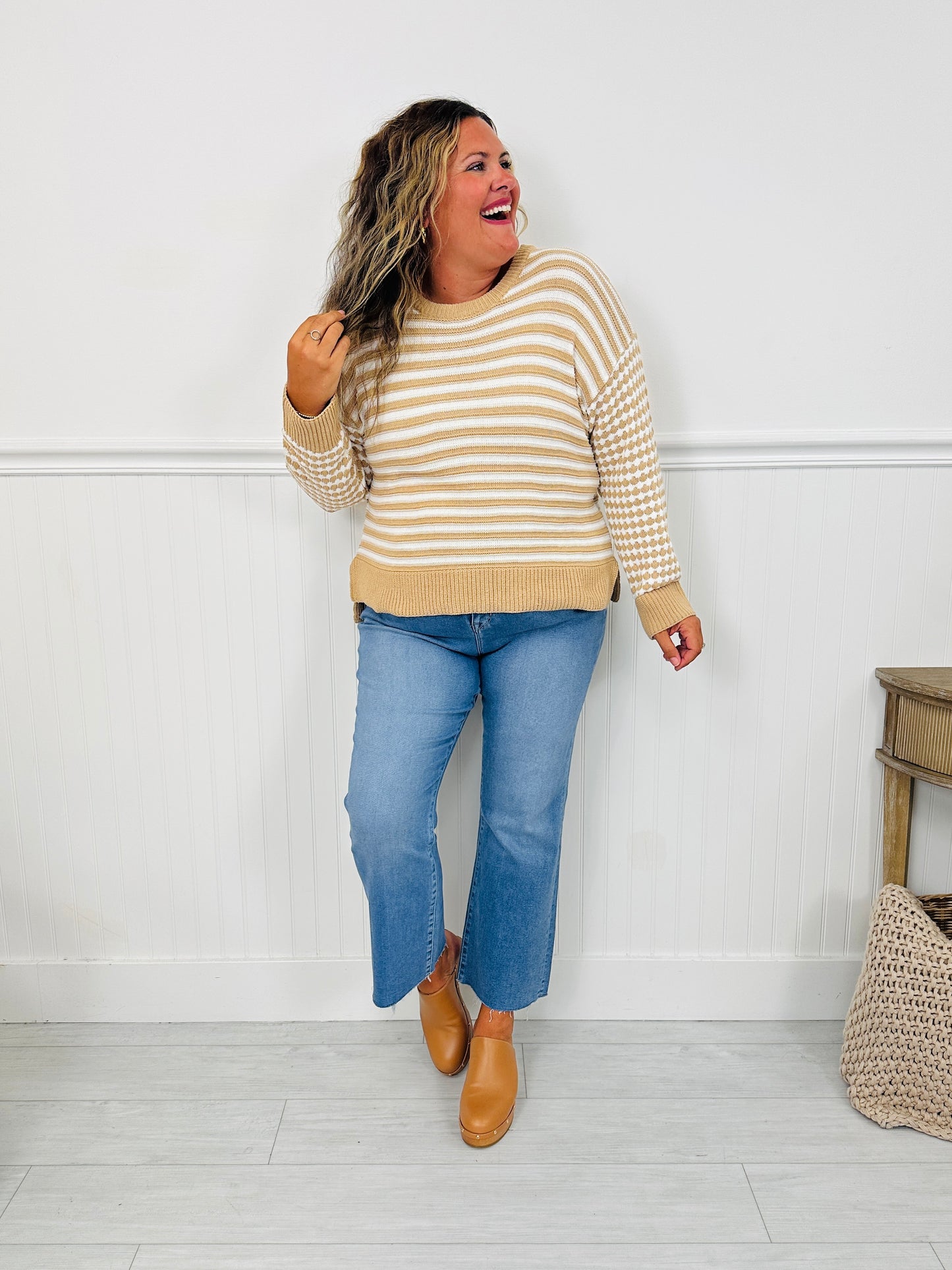 Soft Spot Tummy Control Cropped Kick Flare Jeans