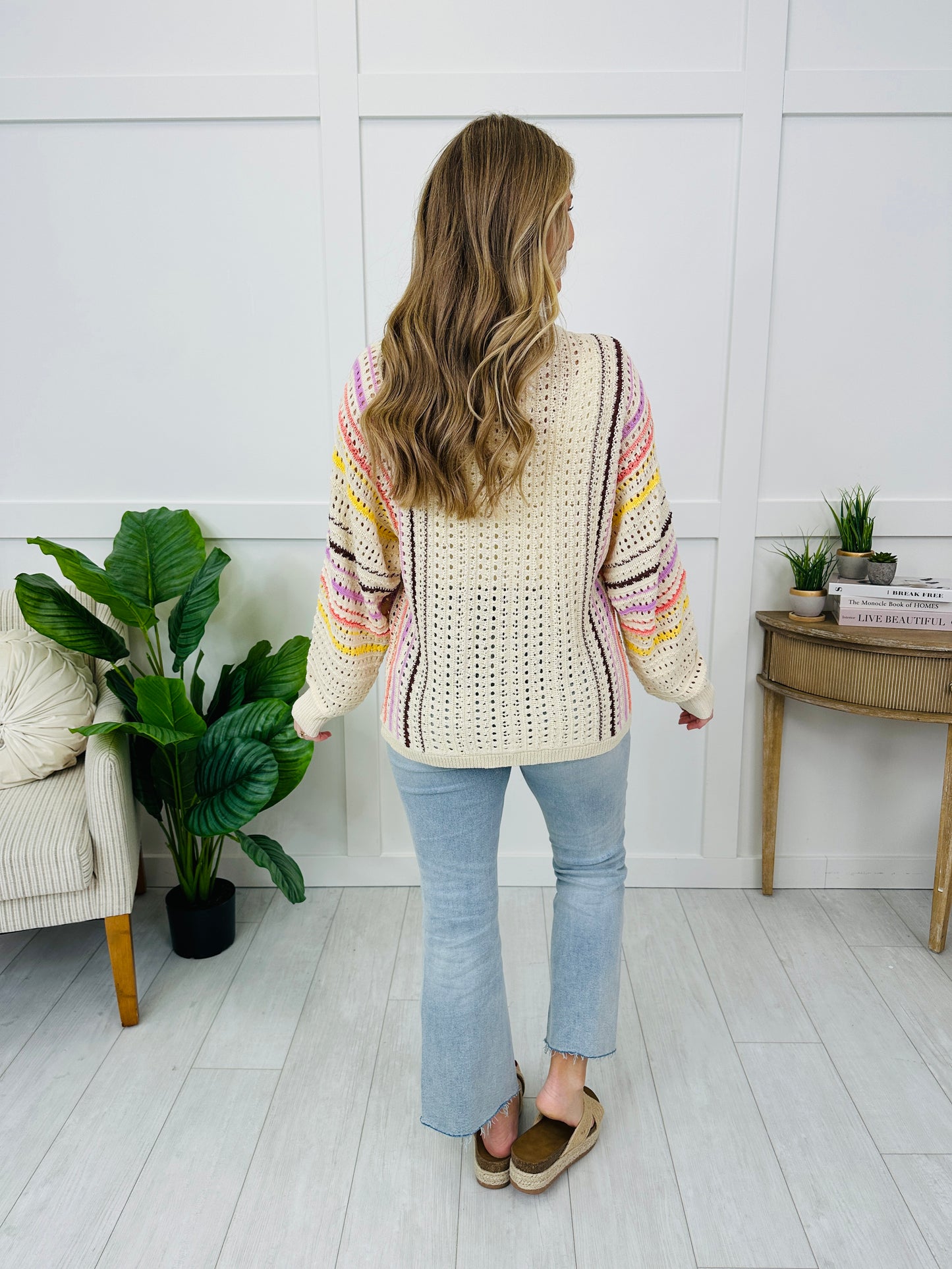 Bloomline Beauty Cardigan In Oatmeal