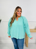 Spring Simplicity Garment Dyed Top in Three Colors