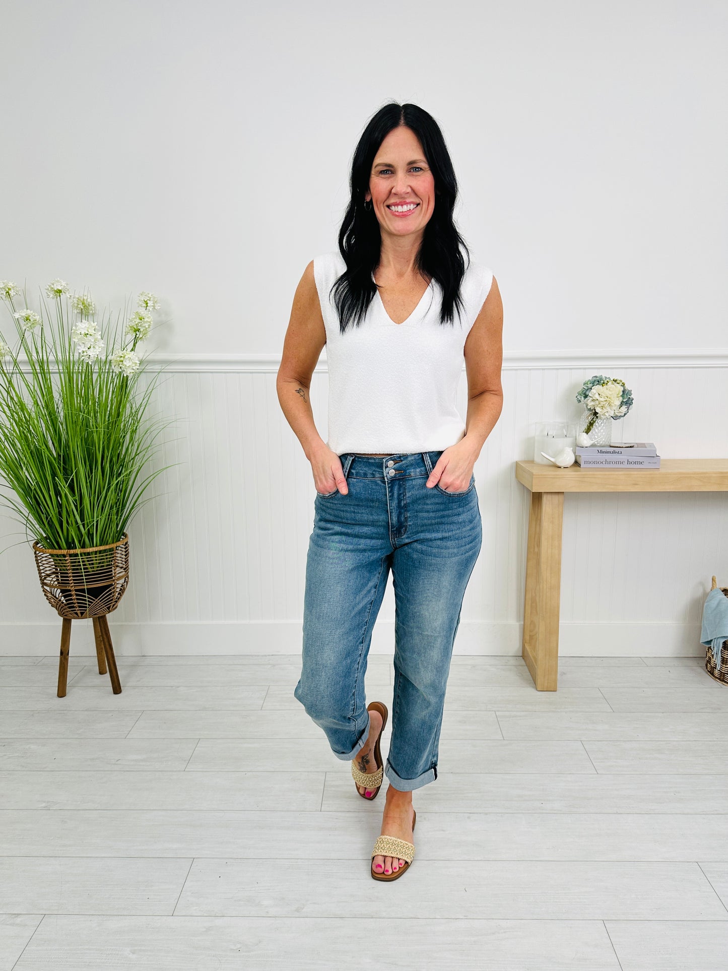 Judy Blue Boyfriend Upgrade Cooling Boyfriend Jeans
