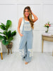 Laced Patchwork Overalls