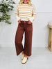 Judy Blue Melt In Your Mouth Chocolate Wide Leg Cropped Jeans