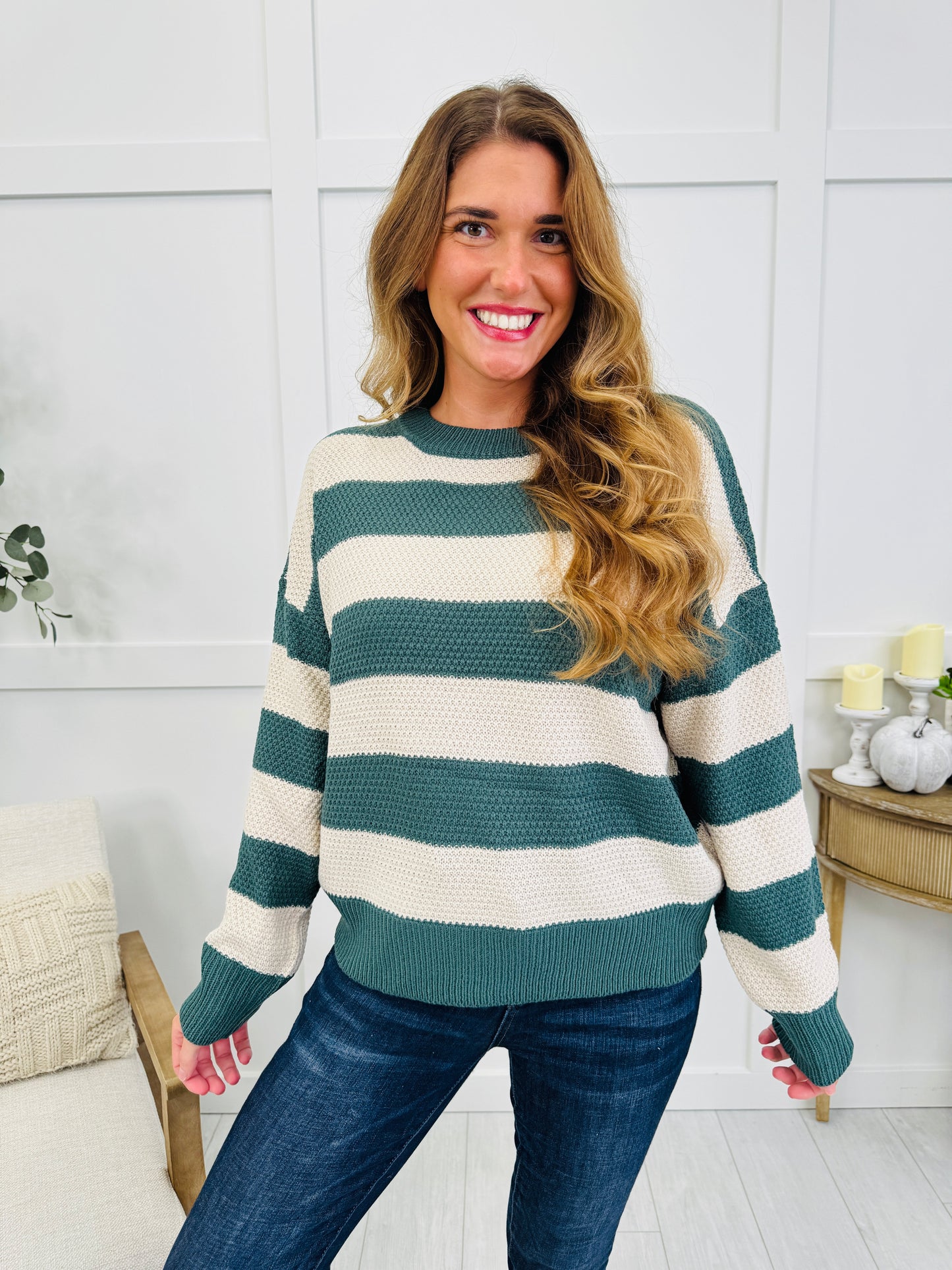 Cabin Daydream Sweater In Ash Jade