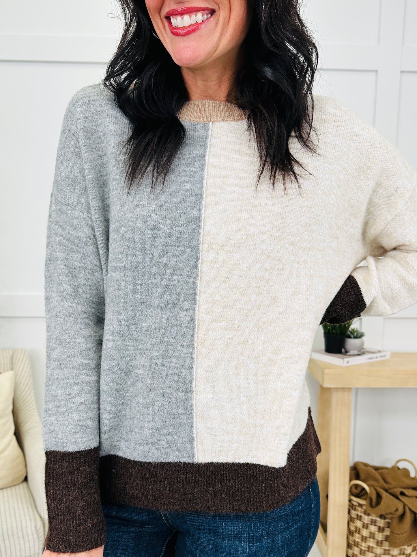 Block And Bold Sweater