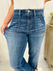 Lovervet Time After Time Cropped Straight Leg Jeans