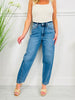 Judy Blue Fresh Curve Barrel Jeans