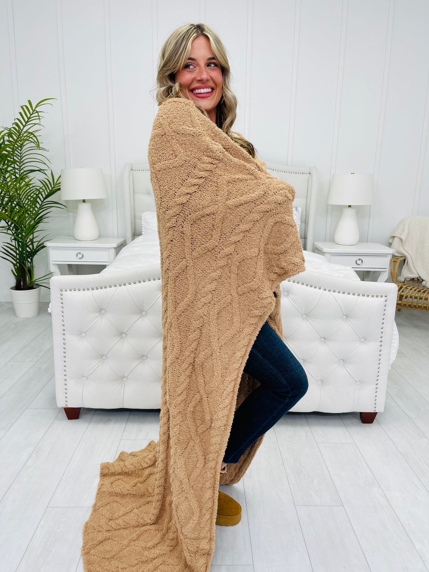 Cozy Knitted Blanket- Multiple Colors!