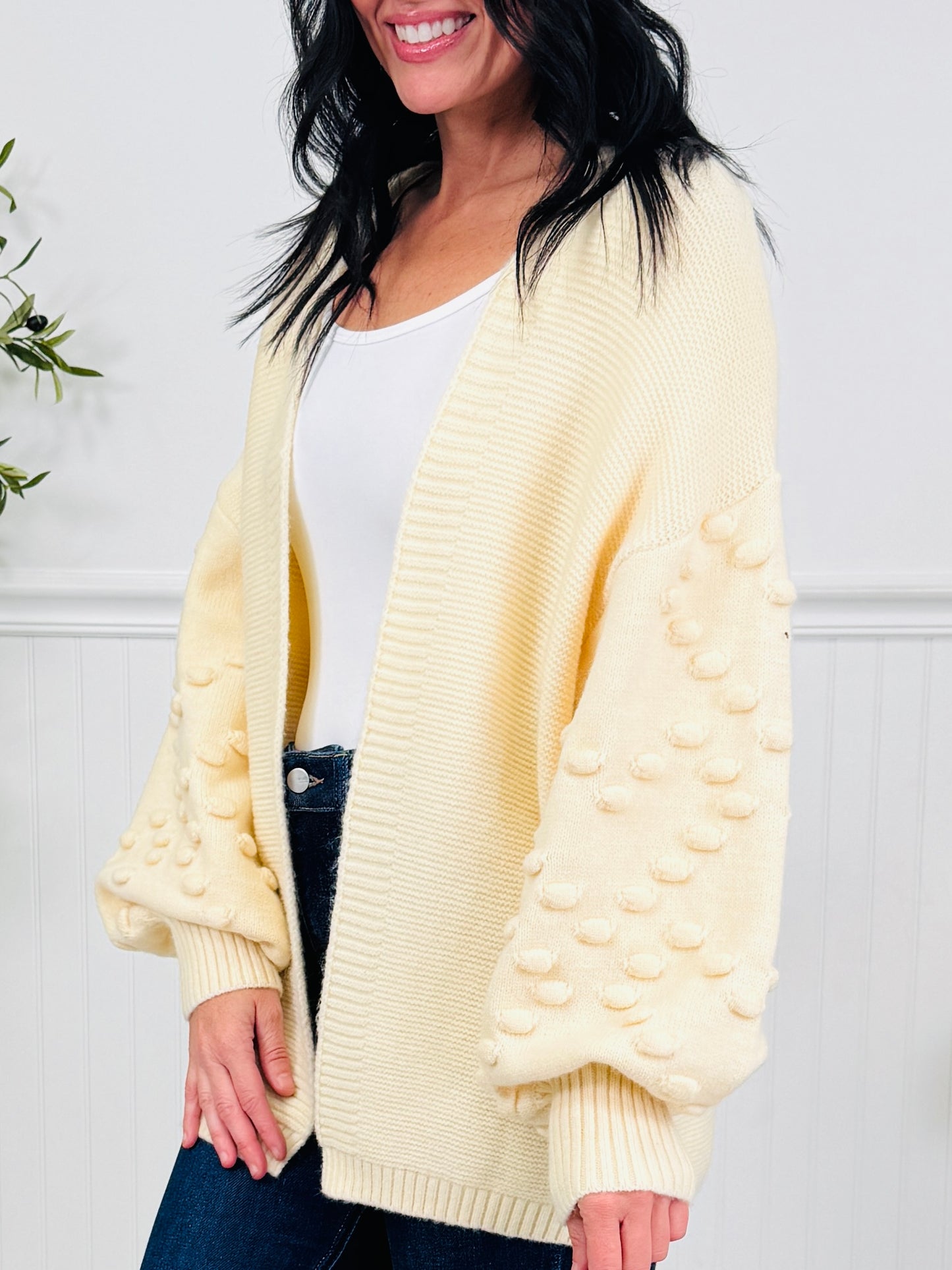 Layer Love Cardigan in Ivory