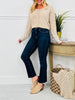 Feeling Fall Cropped Straight Tummy Control Jeans
