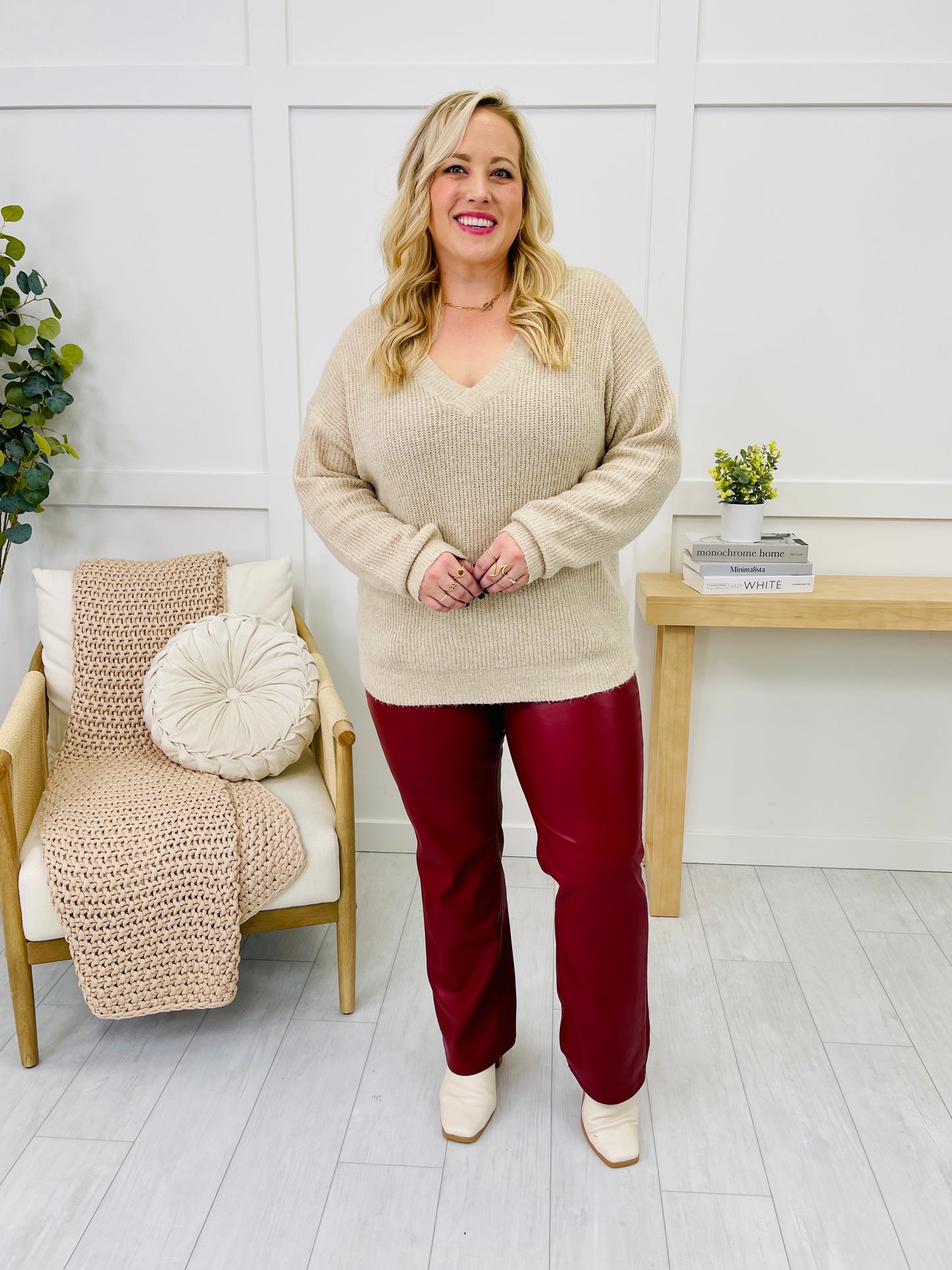 Judy Blue Flawless Finish Tummy Control Faux Leather Pants