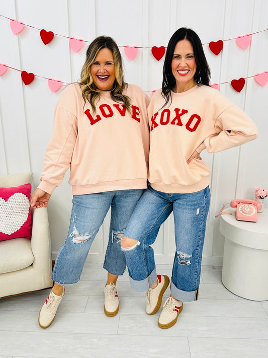 MOCO Exclusive Love and XOXO Graphic Sweatshirts