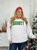 Nice and Naughty Reversible Graphic Crewneck Sweatshirt