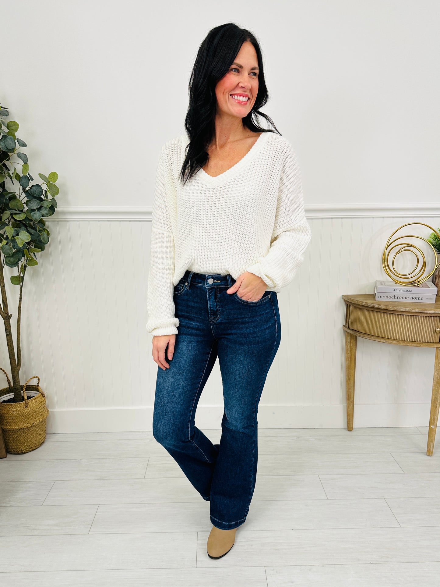 Feeling Good Tummy Control Bootcut Jeans