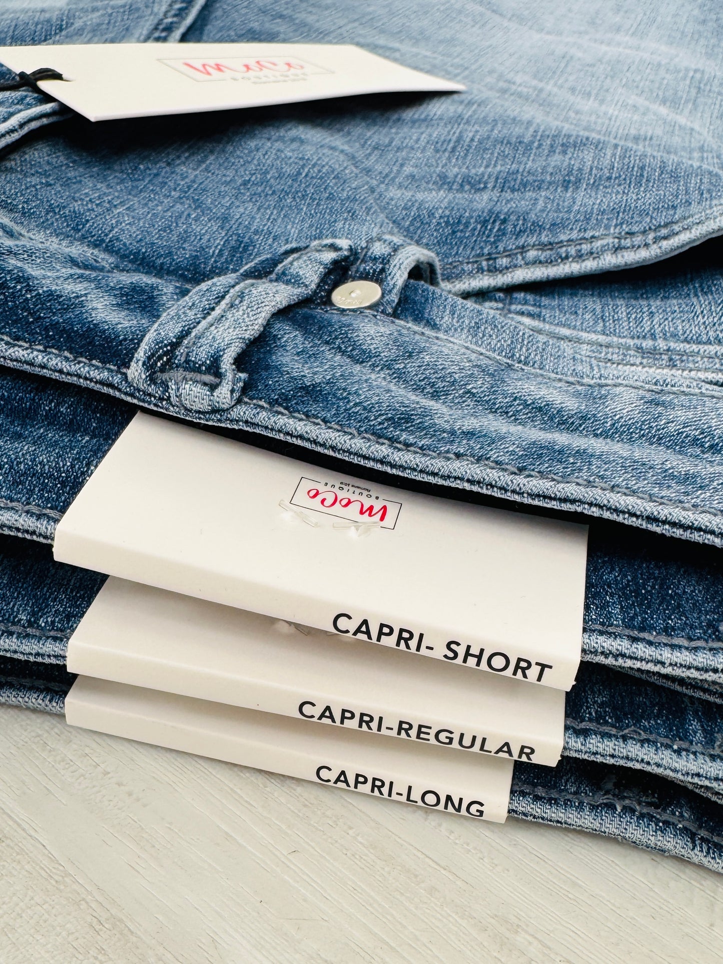 Meant For You Tummy Control Capri Jeans in Three Inseams