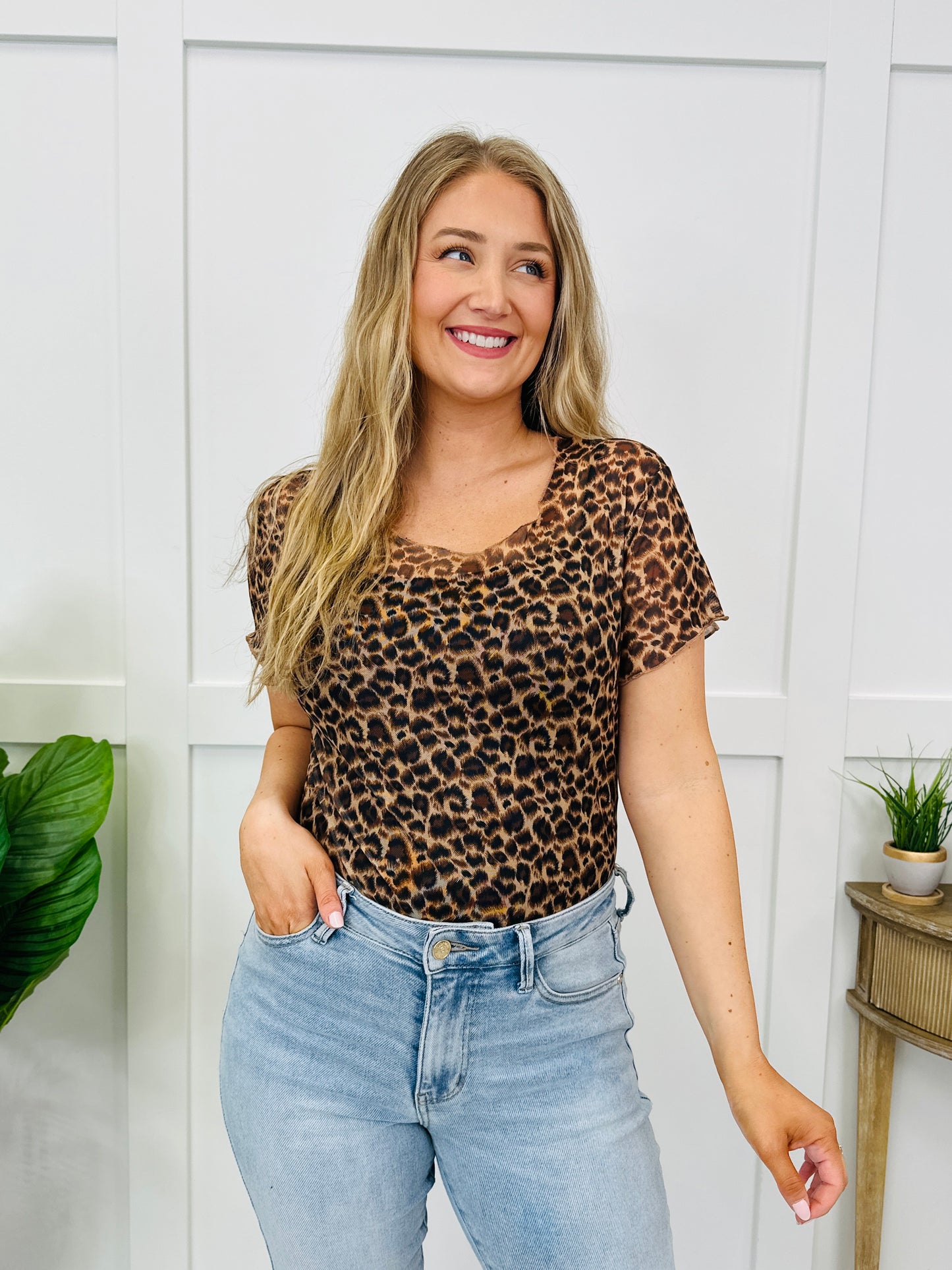 Off-Duty Leopard Top