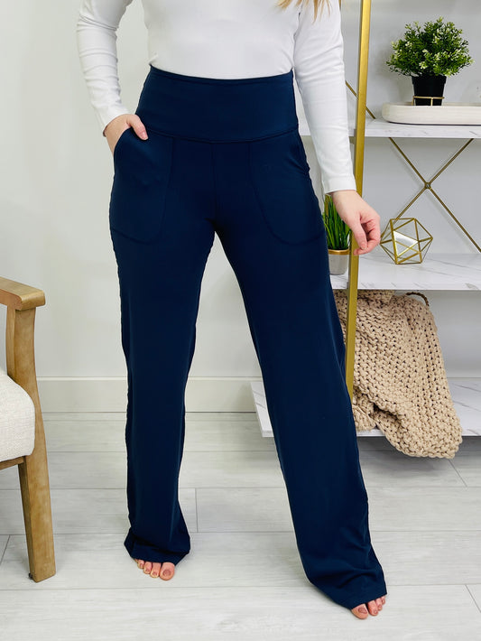 Weightless Words Bottoms In Navy