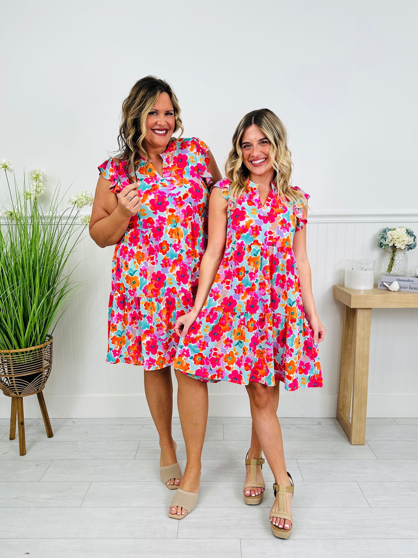 Sunshine on Repeat Dress in Nantucket Print
