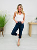 Judy Blue New Beginnings Cuffed Capri Jeans