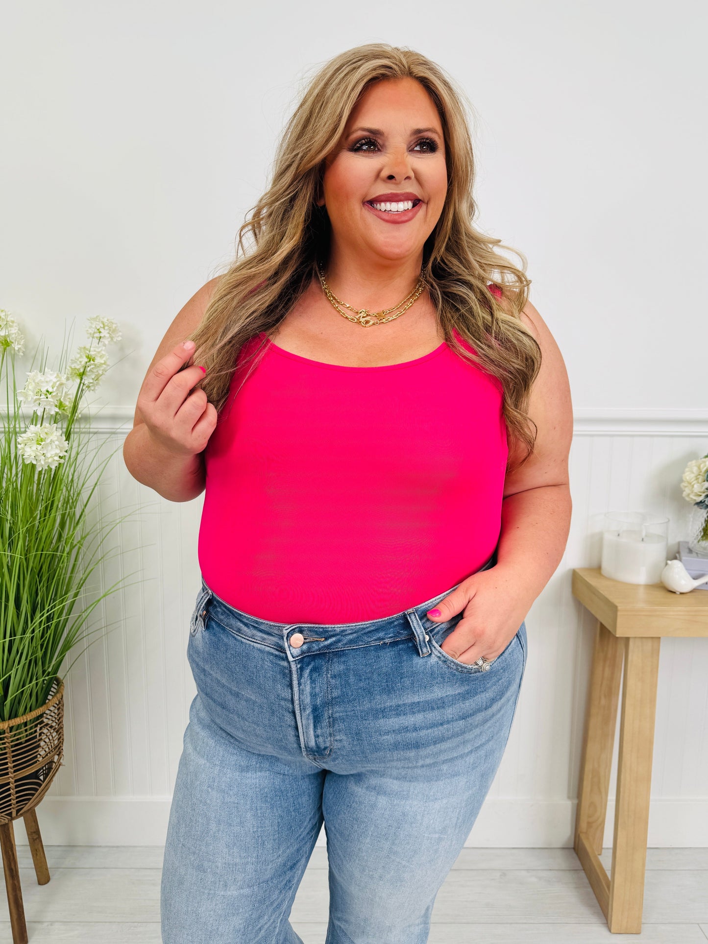 Staying Unbothered Shapewear Tank In Multiple Colors