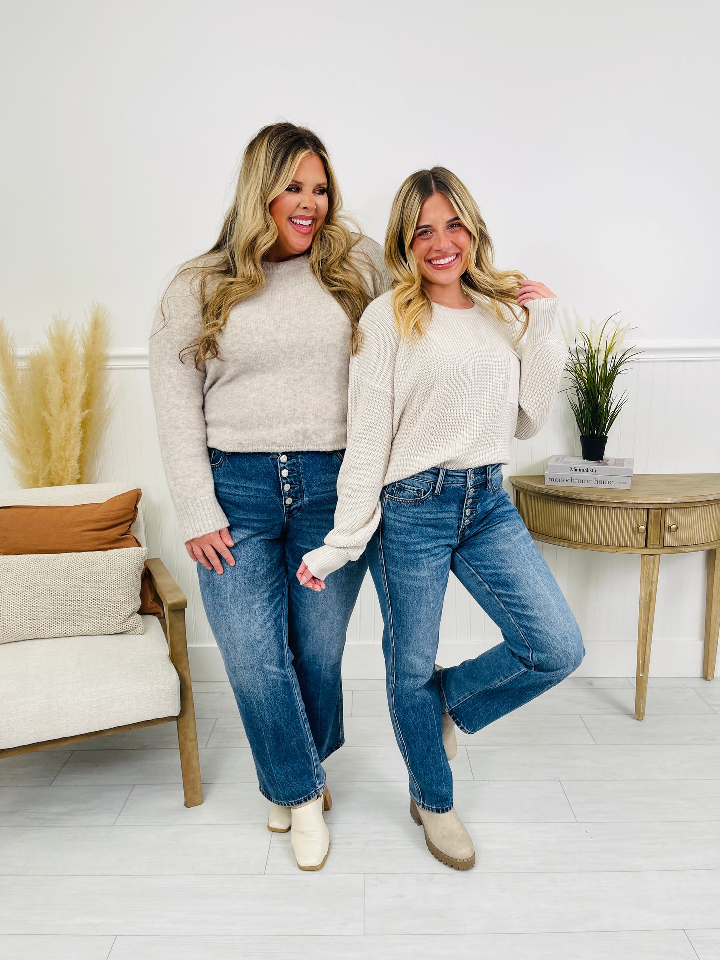 Judy Blue Cute As A Button Rigid Magic Slim Straight Jeans