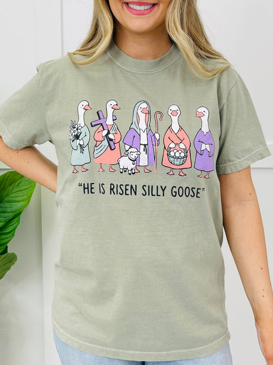 Silly Goose He Is Risen Graphic Tee