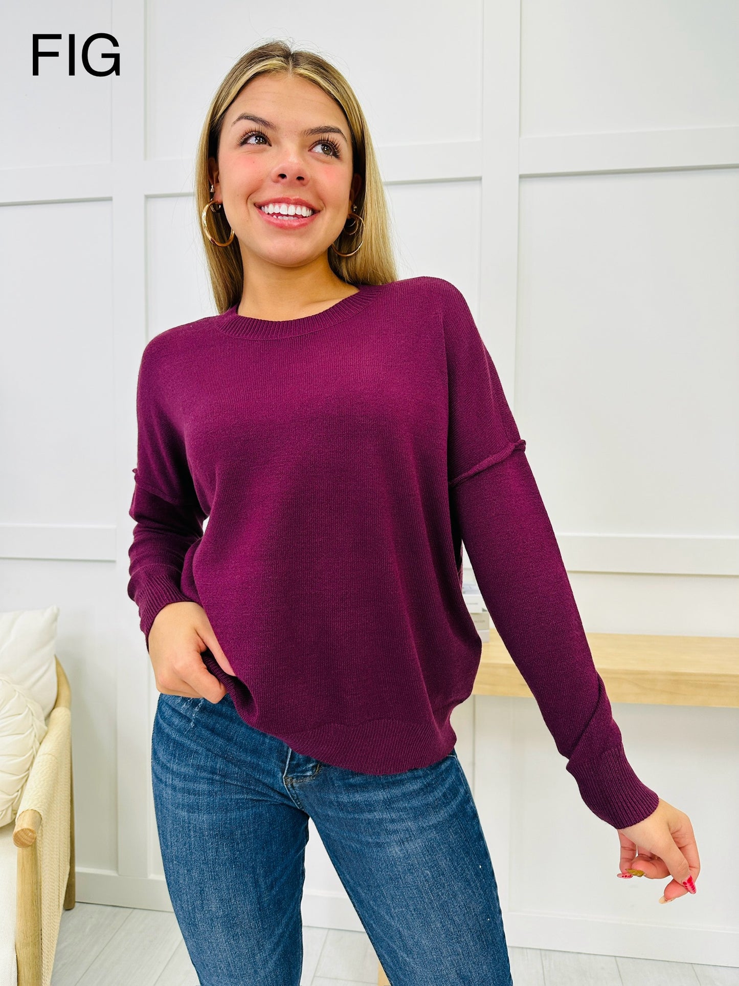 Cider Sipping Sweater- Multiple Colors!