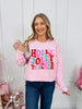 Holly Jolly Teacher Graphic Crewneck Sweatshirt