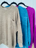 Wearing The Moment Sweater- Multiple Colors!