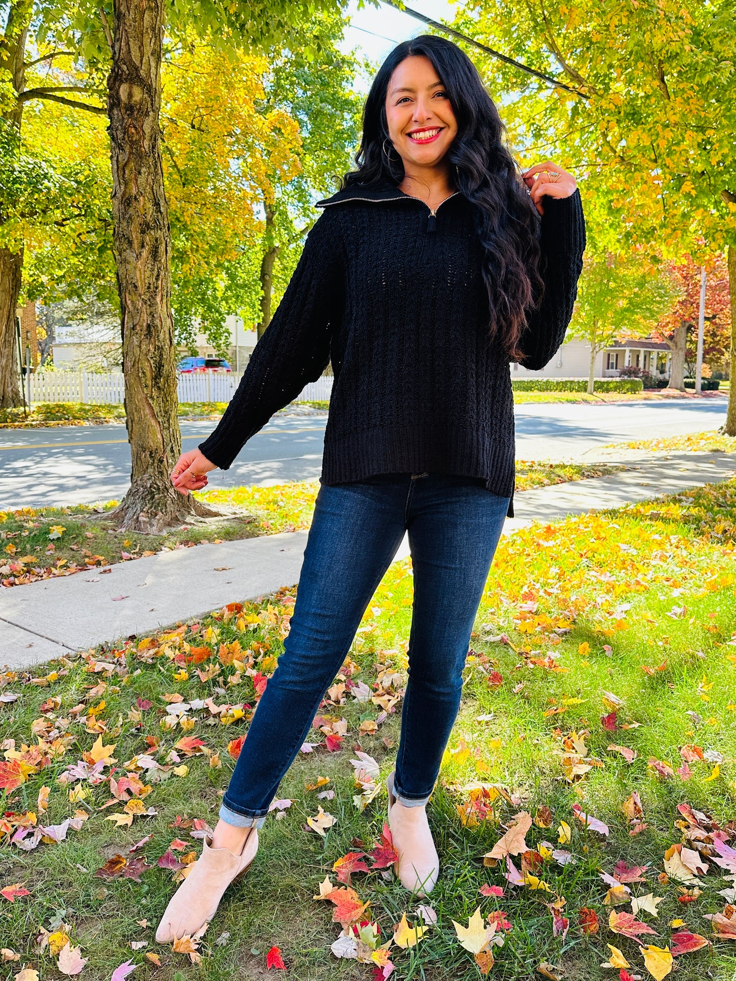 REG/CURVY Cozy Crush Chenille Zip Up Sweater- Multiple Colors!