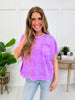 Faded Flirt Top In Multiple Colors