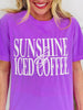 Sunshine And Iced Coffee Graphic Tee in Multiple Colors