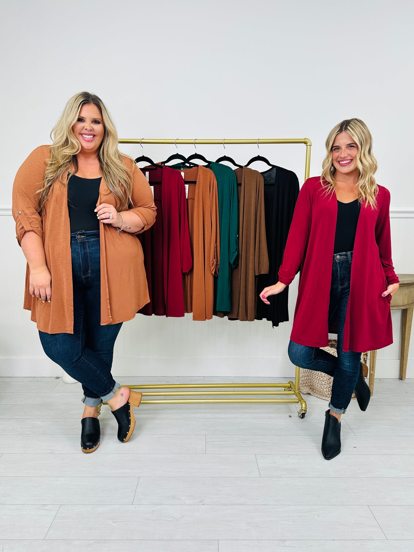 Fall Into Style Wrinkle Free Cardigan- Multiple Colors!