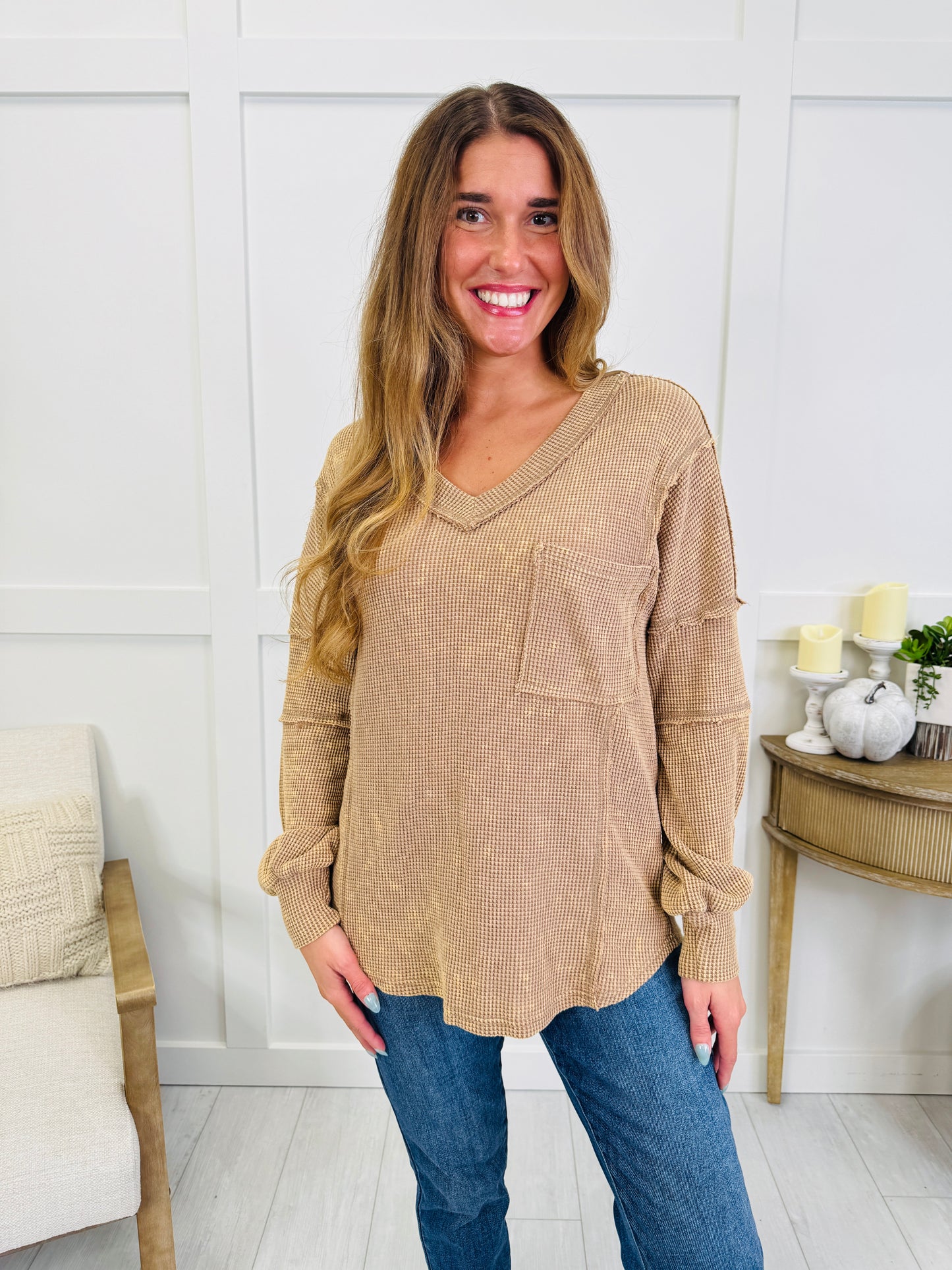 Woven In The Moment Top In Multiple Colors