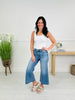 Easy Everyday Cropped Palazzo Tummy Control Jeans
