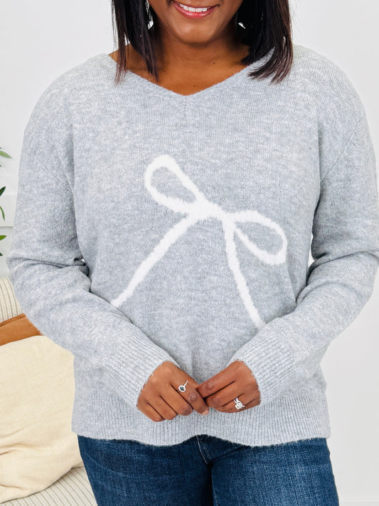 Bundle Me Up Sweater in H Grey
