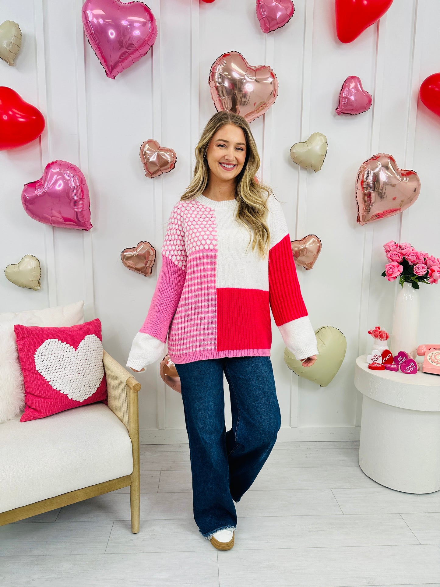 Heartfelt Hues Sweater