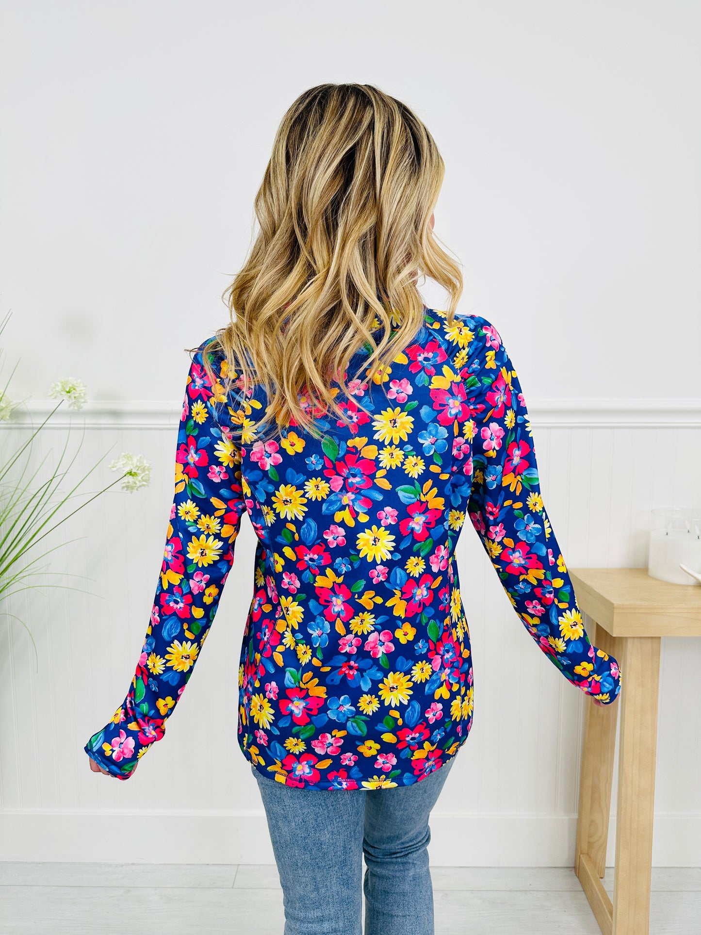 Where Spring Begins Top in Charleston Print