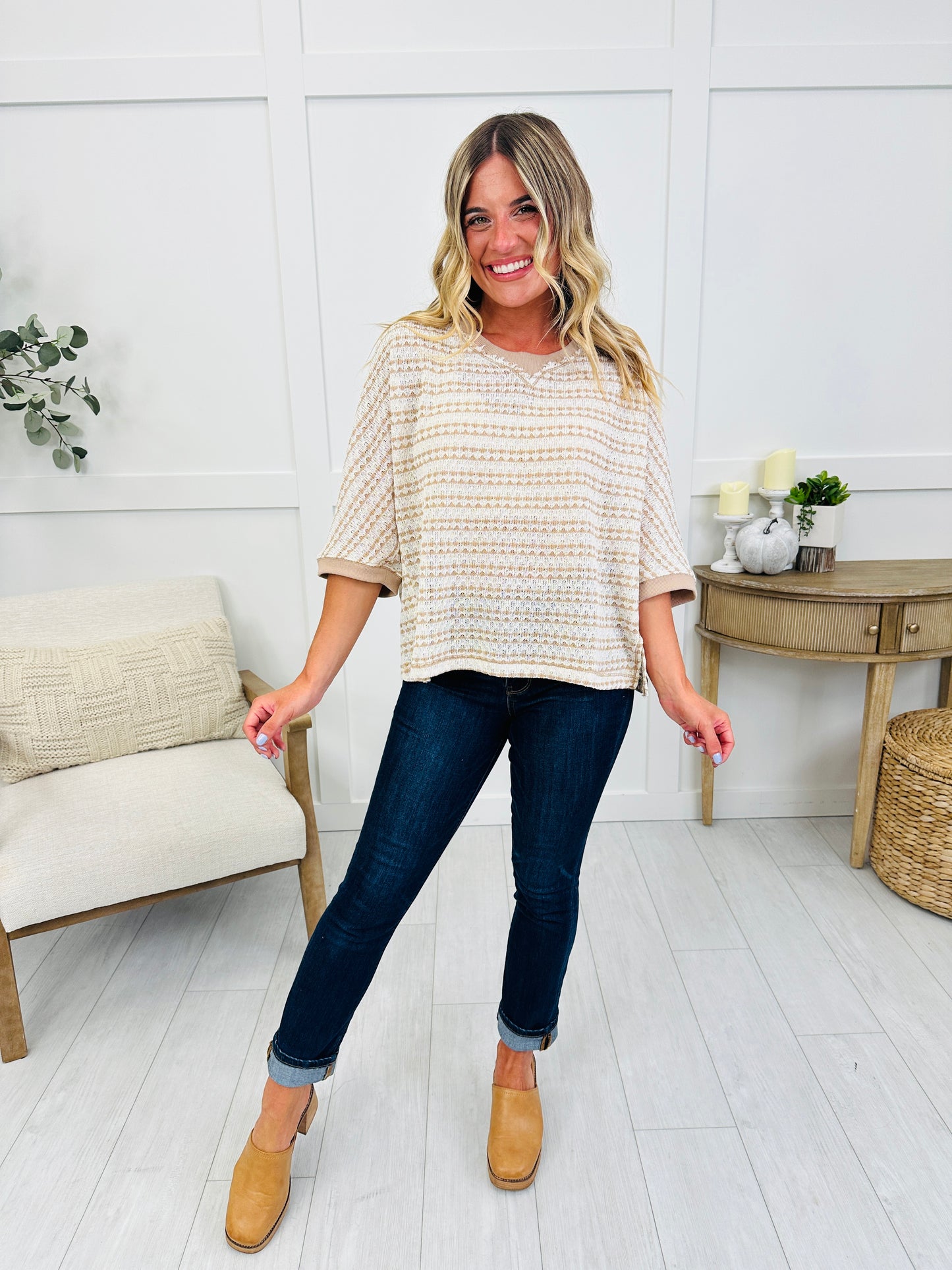Oatmeal Afternoon Top