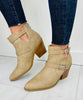 Dig In Your Heels Booties In Camel